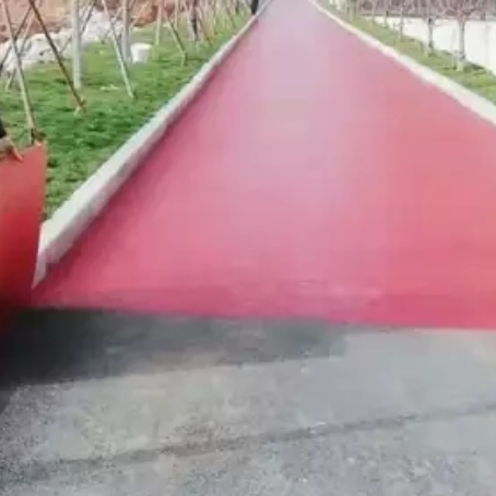 蓟州​ 彩色路面喷涂翻新是一种低成本